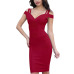 Seamyla 2019 New Bandage Dress Women Off The Shoulder Vestidos Sexy Clubwear Evening Party Dress Red Bodycon Summer Dresses