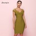 Seamyla 2019 New Bandage Dress Women Off The Shoulder Vestidos Sexy Clubwear Evening Party Dress Red Bodycon Summer Dresses