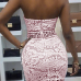 Sexy Backless Pink Lace Sheath Mini Dress(Without Lining) Sexy Backless Pink Lace Sheath Mini Dress(Without Lining)