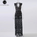 Sexy Hollow Out White Lace Dress Women Spring High Waist Sleeveless Backless Dress Elegant Christmas Maxi Long Dress Vestidos