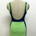 Sexy O Neck Tank Sleeveless Backless Hollow-out Mesh Patchwork Green Polyester Sheath Mini Dress Sexy O Neck Tank Sleeveless Backless Hollow-out Mesh Patchwork Green Polyester Sheath Mini Dress