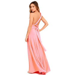 Sexy Women Boho Maxi Club Dress Red Bandage Long Dress Party Multiway Bridesmaids Convertible Infinity Robe Longue Femme 2019