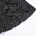 Simplee Polka dot ruffle wrap long dress Women Split long sleeve spring casual dress 2018 Streetwear black maxi dress vestidos