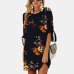 Summer Chiffon Dresses for Ladies 2019 Floral Print Mini Dress Women Boho Beach Dress Half Sleeve Elegant Female Party Vestido