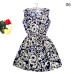 Summer Dress 2018 Europe And America Spring Casual Women Sleeveless Dress O-Neck Beach Plus Size Dresses For Women Clothing