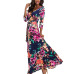 Summer Long Dress 2019 Floral Print Boho Beach Dress Sexy Elegant Bandage Bodycon Party Dress Tunic Maxi Dress Vestidos de festa