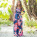 Summer Long Dress 2019 Floral Print Boho Beach Dress Sexy Elegant Bandage Bodycon Party Dress Tunic Maxi Dress Vestidos de festa