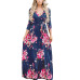 Summer Long Dress 2019 Floral Print Boho Beach Dress Sexy Elegant Bandage Bodycon Party Dress Tunic Maxi Dress Vestidos de festa