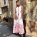 Summer New Women's Clothing Oriental Vintage Tassel Long dresses party Sleeveless Loose Plus large Size sundress Bohemian