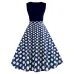 V Neck Sexy  Summer Dress Women Floral Print Patchwork Vintage Dress Hepburn 50s Elegant Party Dresses Plus Size Sundress