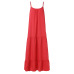 VONDA Bohemian Dress Women 2019 Summer Sexy Sleeveless Spaghetti Strap Ruffle Swings Maxi Long Dresses Holiday Vestido Plus Size