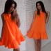 Vestidos Sexy Ruffles Women Dress 2019 Summer Sleeveless Casual A Line Beach Boho Red Dresses Party Short Mini Dress Robe Femme