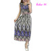 Vintage Women Summer Bohemian Dress Beach Boho Elegant Printed Dresses 2018 New Fashion Flower Loose Plus Size Sleeveless Dress