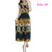 Vintage Women Summer Bohemian Dress Beach Boho Elegant Printed Dresses 2018 New Fashion Flower Loose Plus Size Sleeveless Dress