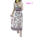 Vintage Women Summer Bohemian Dress Beach Boho Elegant Printed Dresses 2018 New Fashion Flower Loose Plus Size Sleeveless Dress