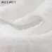 WOTWOY 2019 Summer White Mini Dresses Women Ruffles Elastic Waist Loose Straight Half Sleeve Shirt Dress Woman Boho Sundress