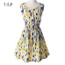 Woman Beach Dress Summer Boho Print Clothes Sleeveless Party Dress Casual Short Sundress Floral Dress Peacock Feathers Dresses