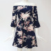 Women Chiffon Dress 2018 Summer Sexy Off Shoulder Floral Print Boho Beach Dress Party Dress Vestidos de fiesta Plus Size 3XL