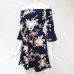 Women Dress 2019 Summer Sexy Off Shoulder Floral Print Chiffon Dress Boho Style Short Party Beach Dresses Vestidos de fiesta