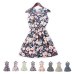 Women Summer Dress 2019 Casual Elegant Dress Chiffon Dot Floral Printed Sleeveless Vest For Women Ladies Dresses