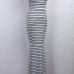 Women Summer Vintage Boho Striped Long Maxi Evening Party Beach Dress Backless Strap Sundress Women clothes