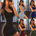 ZSIIBO Sexy Women Summer Dress Bandage Bodycon Sleeveless Evening Party Club Short Mini Dress 2019 Fashion Women Clothes