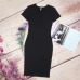 ZSIIBO Womens Dress Vestido Short Sleeve Slim Bodycon Dress Tunic Crew Neck Casual Pencil Dress New Arrival drop shipping