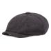 2018 New Tweed Gatsby Newsboy Cap Men Autumn Winter Hat Golf Driving Flat Cabbie Flat Berets Hat Peaky Blinders Hat Bone Unisex