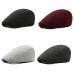 British Style 2019 Autumn Winter Men Berets Cap Hats Wool Fashion Flat Caps For Men Hat Classic Vintage Beret Cap Chapeau Homme