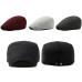 British Style 2019 Autumn Winter Men Berets Cap Hats Wool Fashion Flat Caps For Men Hat Classic Vintage Beret Cap Chapeau Homme