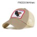 Evrfelan Fashion Animals Embroidery Baseball Caps Men Women Snapback Hip Hop Hat Summer Breathable Mesh Sun Gorras Unisex