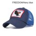 Evrfelan Fashion Animals Embroidery Baseball Caps Men Women Snapback Hip Hop Hat Summer Breathable Mesh Sun Gorras Unisex