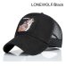 Evrfelan Fashion Animals Embroidery Baseball Caps Men Women Snapback Hip Hop Hat Summer Breathable Mesh Sun Gorras Unisex