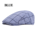 Fashion Summer Sun Hats For Men Women Casual Plaid Cotton Beret Caps Gorras Planas Boinas Check Flat Cap Adjustable Male Berets