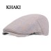 Fashion Summer Sun Hats For Men Women Casual Plaid Cotton Beret Caps Gorras Planas Boinas Check Flat Cap Adjustable Male Berets