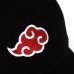 100% Cotton Japanese Akatsuki Logo Anime Naruto Dad Hat Uchiha Family Logo Embroidery Baseball Caps Black Snapback Hats dropship