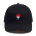 100% Cotton Japanese Anime Dad Hat Uchiha Family Logo Embroidery Baseball Caps Black Snapback Hat Hip Hop for Women Men