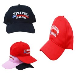 1Pcs New Arrival Trump 2020 Make America Great Again Donald Hat Black Pink Red Daddy Cap US Republican Black-TOP