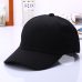 2018 Black Cap Solid Color Baseball Cap Snapback Caps Casquette Hats Fitted Casual Gorras Hip Hop Dad Hats For Men Women Unisex