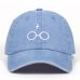 2018 new design dad hats women men glasses baseball cap high quality unisex fashion dad hats new lightning sports hats