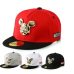 2019 Spring Summer Gorras 100%cotton Pu Leather Baseball Cap Children's Baby Hip-hop Hat Boys Girls Snapback Cartoon Mickey Caps