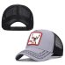 2019 new fashion bee embroidery mesh baseball cap Spring summer Hat Women Men animal adjustable snapback outdoor shade bone