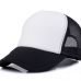 Accept 1 Piece DIY OEM Custom LOGO  100% Polyester Men Women Baseball Cap Mesh Snapback Print Logo Trucker Hat