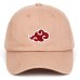 Anime Lovers Akatsuki Logo Dad Hat Uchiha Family Logo 100% Cotton Embroidery Baseball Caps Black Snapback Hat Red Cloud