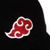 Anime Lovers Akatsuki Logo Dad Hat Uchiha Family Logo 100% Cotton Embroidery Baseball Caps Black Snapback Hat Red Cloud