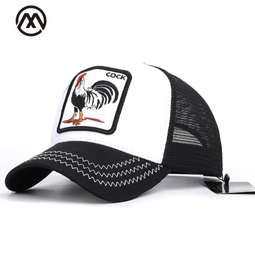 Baseball Caps Animal Embroidery Duck Anime Cute Rabbit Embroidery Summer Mesh Men's Ms. Outdoor Sunshade Dad Truck Driver hats