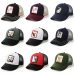 Black Snapback Baseball Cap Men Women Animal Farm Trucker Cap Hat Summer Breathable Mesh Dad Hat Hip Hop Men Caps Hats Bone 2019