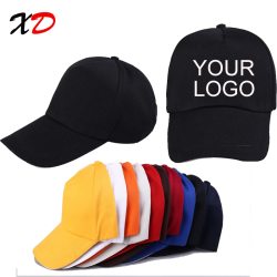 Custom baseball cap print logo text photo embroidery gorra casual solid hats pure color black cap Snapback caps for men women