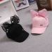 Cute children Mesh cap Spring Summer Children Baseball Cap Girls Snapback Hip Hop Caps Rabbit Ear Pearl Big Bow Kids Sun Hat