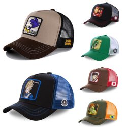 DRAGON BALL MARVEL Snapback Cap Cotton Baseball Cap Men Women Hip Hop Dad Mesh Hat Trucker Dropshipping